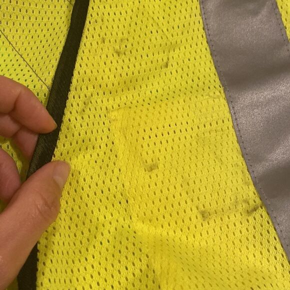 Reflective Safety Vest, Class 2 Construction, Hi-Viz, Yellow & Orange 3 pc Lot - Picture 5 of 15